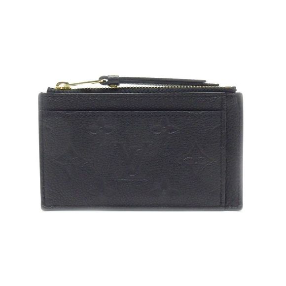 Louis Vuitton Porte Carte Coin Noir Empreinte Black Zip Case - Picture 1 of 9